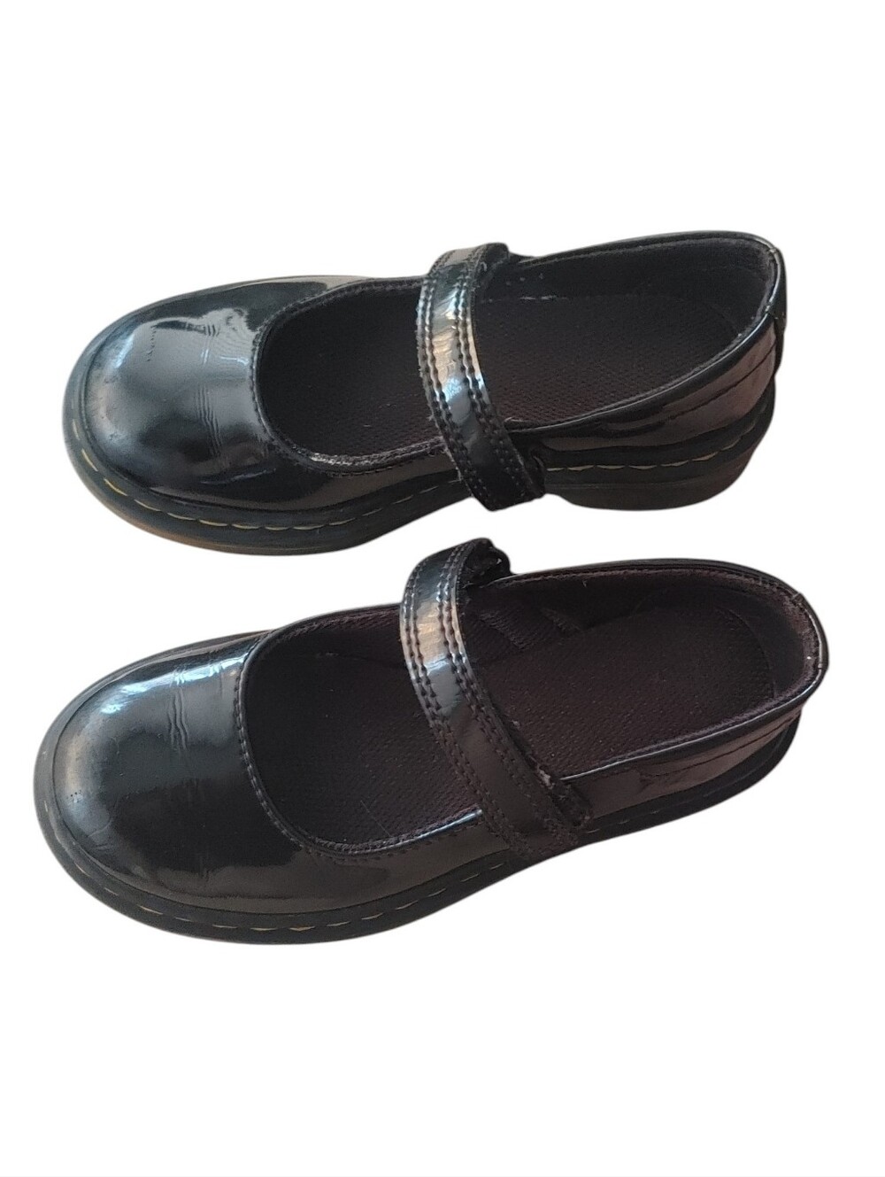 Dr. Martens Maccy Mary Jane Black Patent Leather Casual Shoe - Picture 4 of 11